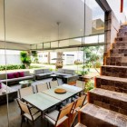 Casa Seta Interior Cool Casa Seta Home Design Interior Decorated With Modern Sofa Furniture And Concrete Staircase Decoration Ideas Dream Homes Lively Colorful House Creating Energetic Ambience