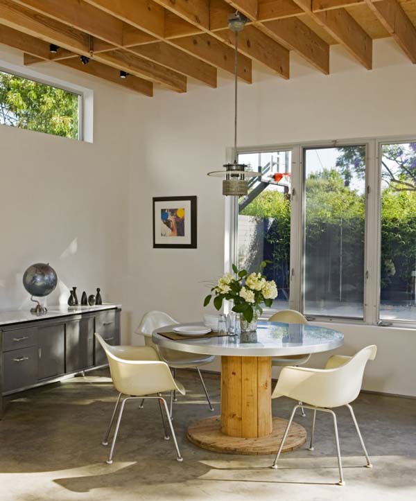 Dining Room Flowers Cool Dining Room Design Feat Flowers Under Traditional Lamp Decor In Cooper Residence That Cream Chairs Completed The Area Decoration Amazing Zinc House Design Choice To Show Your Artistic Classes