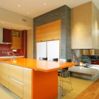 Kitchen Cupboards From Cool Kitchen Cupboards Ideas Made From Wood With Orange Countertop And Red Tile Backsplash Also Open Staircase Kitchens Deluxe Kitchen Cupboards Ideas With Enchanting Kitchen Designs