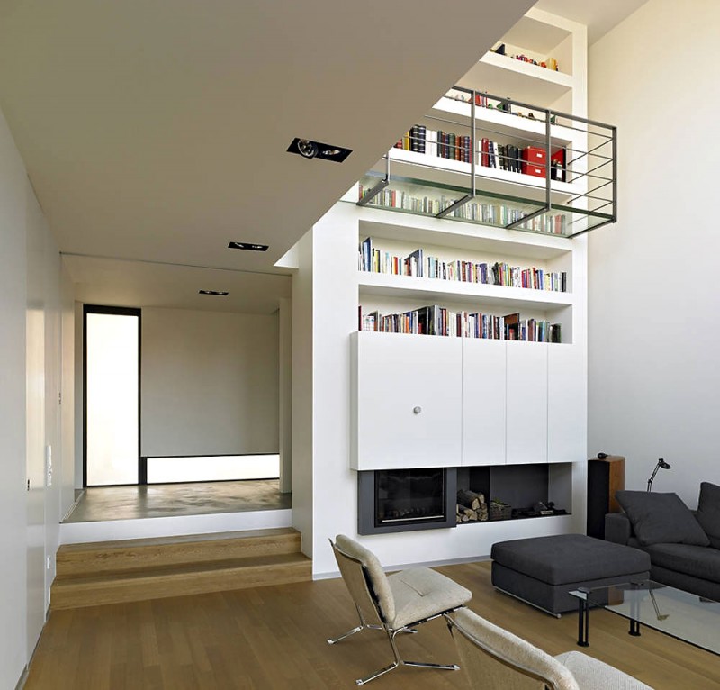 Living Room Pplb Cool Living Room Design Of PPLB 0042 Residence With Dark Grey Colored Sofas And Square Shape Table Which Is Made From Glass Panel Dream Homes Fancy Contemporary Home Using Concrete And Wooden Materials In Luxembourg