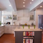 White Kitchen And Cozy White Kitchen Cupboards Ideas And White Tile Backsplash Lightened From Sun Due To Large Glass Window Beside Kitchens Deluxe Kitchen Cupboards Ideas With Enchanting Kitchen Designs