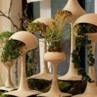 Alien Plant Shapped Creative Alien Plant With Unique Shaped Pots And Equipped With Artificial Grasses Suits For Indoor Decoration Decoration Refreshing Indoor Plants Decoration For Stylish Interior Displays