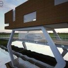 Idea About Above Creative Idea About Make Garage Above Water With White Wooden Frame For Garage Completed Windows Without Glass Decoration Smart Garage Design In Various Decoration Ideas And Themes