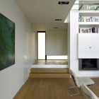 Hall Design 0042 Enchanting Hall Design Of PPLB 0042 Residence With White Wall Made From Wooden Material Which Has Green Painting Hanged Dream Homes Fancy Contemporary Home Using Concrete And Wooden Materials In Luxembourg