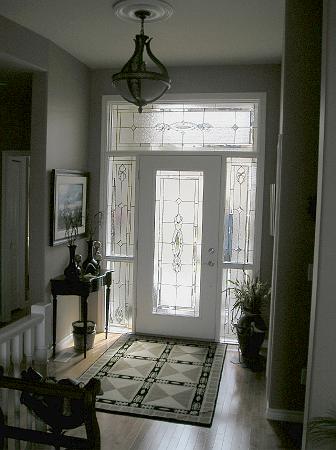 Foyer Interior Entrance Exciting Foyer Interior Ideas In Entrance With White Wooden Glass Windows And Doors Involved Classic Style Pendant Light Decoration  Creative Home Interior In Various Foyer Appearances