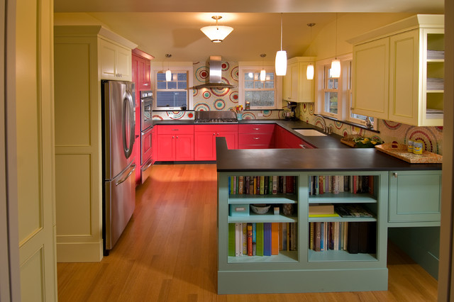 Kitchen Cupboards White Exciting Kitchen Cupboards Ideas Painted White At Traditional Interior With Dark Wood Countertop Also Patterned Wallpaper Kitchens Deluxe Kitchen Cupboards Ideas With Enchanting Kitchen Designs