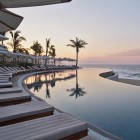 Hotel In Long Exclusive Hotel In Mexico Offering Long Curled Infinity Swimming Pool Overlooking The Beach With Neat Lounge Swimming Pool Breathtaking Infinity Pool Design To Make Your Dreams Come True