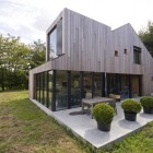 Chimney House Potted Fabulous Chimney House Construction With Potted Plants And Wooden Desk With Chairs On Terrace On Marble Floor Architecture Elegant Chimney House With Striped Walls And Rectangular Floor Plans