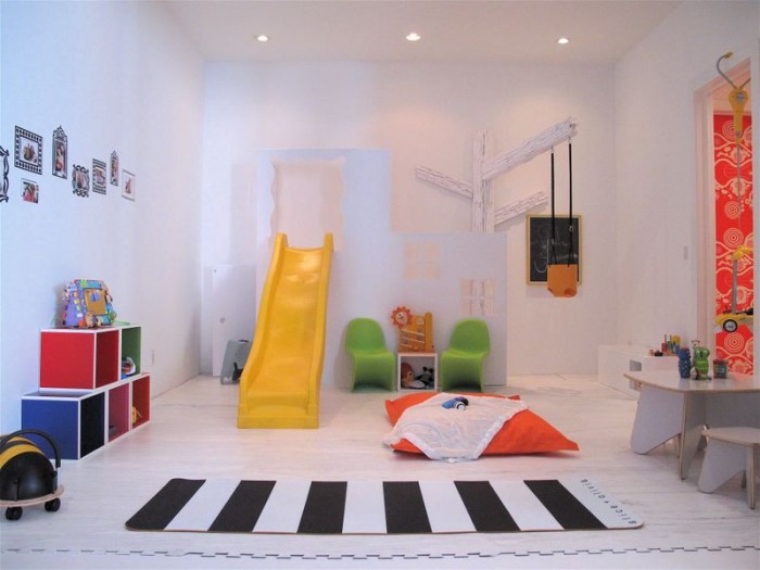 Little Boys Yellow Fabulous Little Boys Traditional Playroom Yellow Slide Zebra Pedestrian Crossing Rug On White Interior Design Idea Kids Room  Cheerful Kid Playroom With Various Themes And Colorful Design