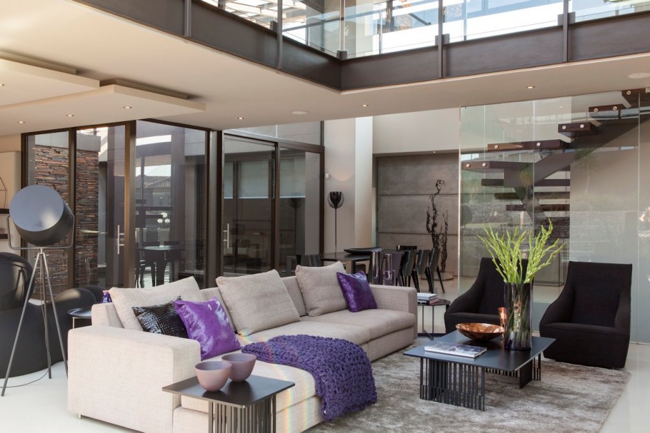 Living Room With Fabulous Living Room Space Design With Grey Colored Soft Sofa And Dark Grey Colored Carpet On The Floor Living Room  Stylish Outdoor Living Room With Decorative Natural Garden