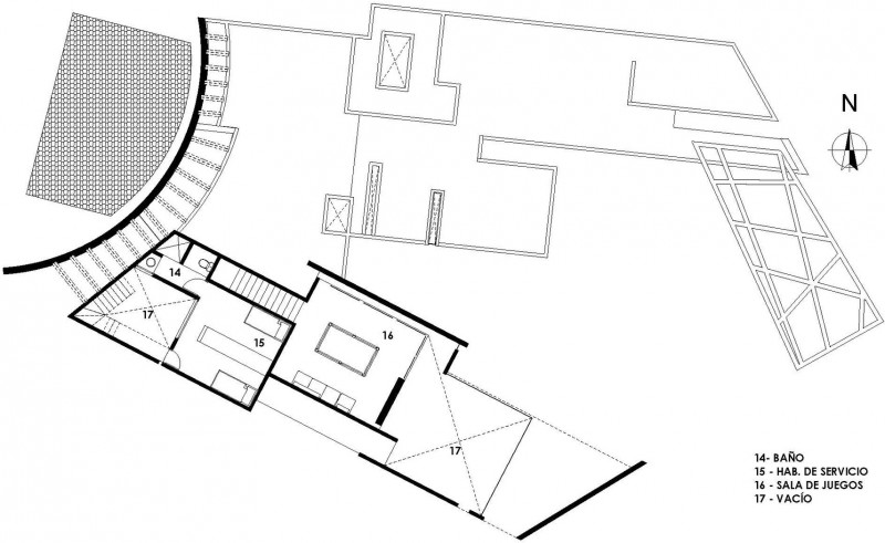 Casa Villa Residence Fascinating Casa Villa De Loreto Residence With Floor Plan From North Elevation By Numbering The Room Layout Dream Homes Spacious Modern Concrete House With Steel Frame And Glass Elements