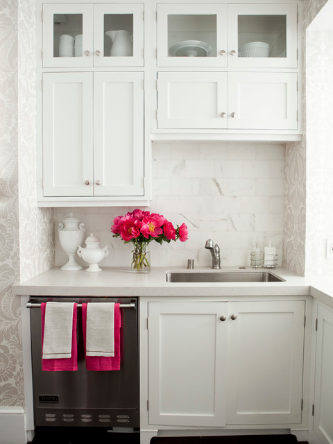 White Kitchen At Fascinating White Kitchen Cabinet Ideas At Small Kitchen With White Countertop And Backsplash With Beautiful Flowers Kitchens  Inspiring Kitchen Cabinet Ideas Applying Various Cabinet Designs