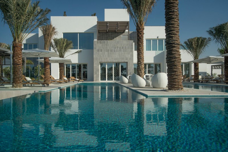 Swimming Pool With Fresh Swimming Pool Design Ideas With Coconut Trees In The The Reserve At Al Barari Residence Decoration  Magnificent Furniture And Unique Decoration In Sophisticated Villa