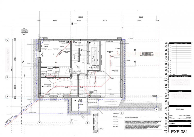 Section Planning Pplb Gorgeous Section Planning Design Of PPLB 0042 Residence With White Wall Which Is Made From Concrete And Several Windows Made From Glass Panels Dream Homes  Fancy Contemporary Home Using Concrete And Wooden Materials In Luxembourg