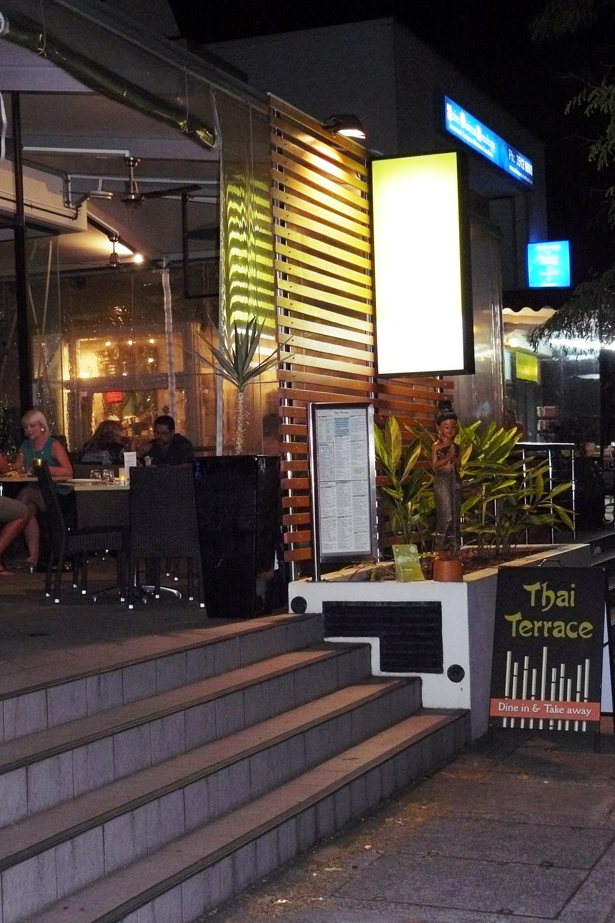 Shop Front The Gravy Shop Front Area At The Night View Showing Planters That Accompany The Building Design Ideas Decoration Wonderful Thai Terrace In Modern And Traditional Style