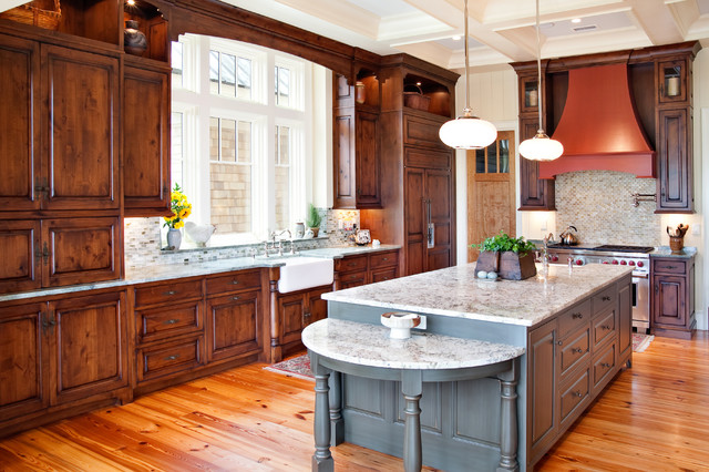 Traditional Kitchen Wooden Great Traditional Kitchen Interior Applied Wooden Kitchen Cabinet Ideas And Granite Countertop Also Glass Tile Backsplash Kitchens  Inspiring Kitchen Cabinet Ideas Applying Various Cabinet Designs