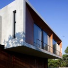 Compact Shaped With Impressive Compact Shaped W House With Solid Concrete Wall Transparent Glass Wall Small Balcony With Dark Metallic Railing Architecture Elegant Concrete Home With Spacious And Modern Style In Thailand