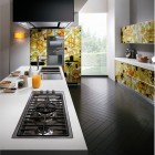 View By With Impressive View By Kitchen Room With White Countertop Under Chimney In Black Color At The Crystal By Scavolini Kitchens Stunning Glass Kitchen Furniture Idea To Decorate Your Kitchen