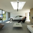 Car In Competition Incredible Car In Home Maserati Competition Design Interior Used Minimalist Space With Modern Living Furniture Ideas Dream Homes Fascinating Home With Modern Garage Plans For Urban People Living Space