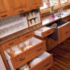 Kitchen Cabinet Drawers Innovative Kitchen Cabinet Ideas With Drawers Store Many Kitchen Appliances Beside The Sink With Metal Faucet Design Kitchens Inspiring Kitchen Cabinet Ideas Applying Various Cabinet Designs