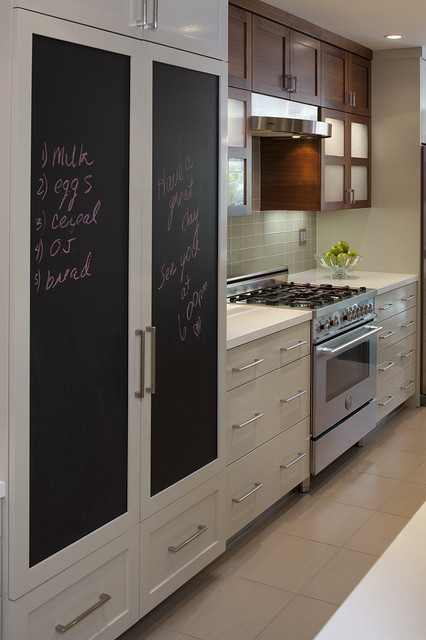 Kitchen Cupboards Chalkboard Innovative Kitchen Cupboards Ideas With Chalkboard Door And White Drawers Beside It With Modern Cooktop And Granite Countertop Kitchens Deluxe Kitchen Cupboards Ideas With Enchanting Kitchen Designs