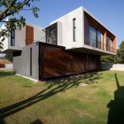 W House Flair Inspirational W House In Modern Flair With Transparent Glass Wall Small Balcony With Dark Metallic Railing Tough Concrete Wall Architecture Elegant Concrete Home With Spacious And Modern Style In Thailand