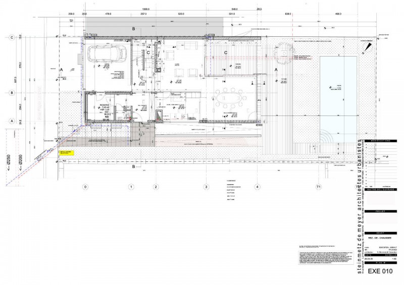 Section Planning Pplb Interesting Section Planning Design Of PPLB 0042 Residence With Big Garage And Several Modern Furnishings Filled The Room Dream Homes Fancy Contemporary Home Using Concrete And Wooden Materials In Luxembourg