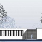 Elevation Design The Long Elevation Design Plan Of The Acill Atem House With Flat Roof And White Wall Near Green Trees Dream Homes Luxurious And Elegant Modern Residence With Stunning Views Over The City