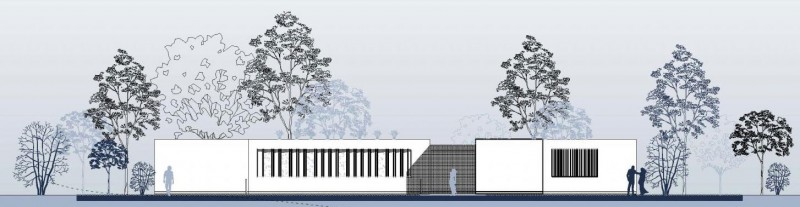 Elevation Design The Long Elevation Design Plan Of The Acill Atem House With Flat Roof And White Wall Near Green Trees Dream Homes Luxurious And Elegant Modern Residence With Stunning Views Over The City
