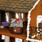 Christmas Decoration Most Lovely Christmas Decoration Of World Most Expensive Gingerbread House With Colorful Bed Ornamentation And Comfortable Pet Couch Miniature Decoration Adorable House Decoration In Gingerbread House For Special Christmas