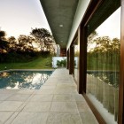 View Of Pool Lovely View Of Home Swimming Pool Area With Lounged And Green Manicured Lawn Surrounded By Leafy Trees Dream Homes Cozy Single Story House With Open Concept Kitchen And Living Rooms