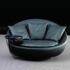 Lacoon By Decorated Luxurious Lacoon By Jai Jalan Decorated With Leather Cover With Small Cushions Equipped With Black Coffee Table Living Room Lovely Oval Modern Furniture For Casual Living Room Design (+6 New Images)