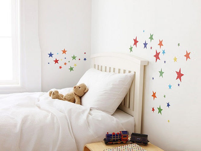 Wall Sticker Room Marvelous Wall Sticker Stars Kids Room Design Interior In Colorful Decor And Minimalist Contemporary Furniture Design Ideas Decoration  Unique Wall Sticker Decor For Your Elegant Residence Interiors