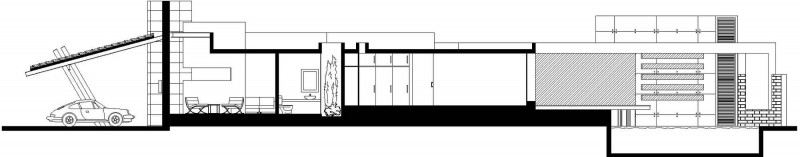 Floor Plan Villa Mesmerizing Floor Plan In Casa Villa De Loreto Residence Displaying Garage Living Room And Dining Room Dream Homes Spacious Modern Concrete House With Steel Frame And Glass Elements