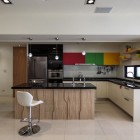 Modern House Kitchen Minimalist Modern House G Shaped Kitchen Idea Furnished With Base And Wall Cabinet And Island With Appliances Bedroom Simple Color Decoration For A Creating Spacious Modern Interiors