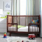 Baby Boy Illuminated Modern Baby Boy Room Interior Illuminated By High Window With Colorful Drape To Enhance Crib Bedding For Boys Kids Room Elegant Crib Bedding For Boys With Stylish Decoration