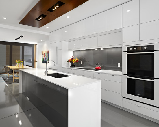 Kitchen Layout Marble Modern Kitchen Layout With Sleek Marble Floor And Compact White Kitchen Cabinet Sophisticated Kitchen Appliances White Kitchen Island Kitchens  Simple How To Design A Kitchen Layout With Some Lovely Concepts