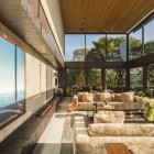 Living Room Concrete Modern Living Room Of Aesthetic Floating Concrete House Dream Homes Unique Concrete House Design With Modern Cantilevered Volumes