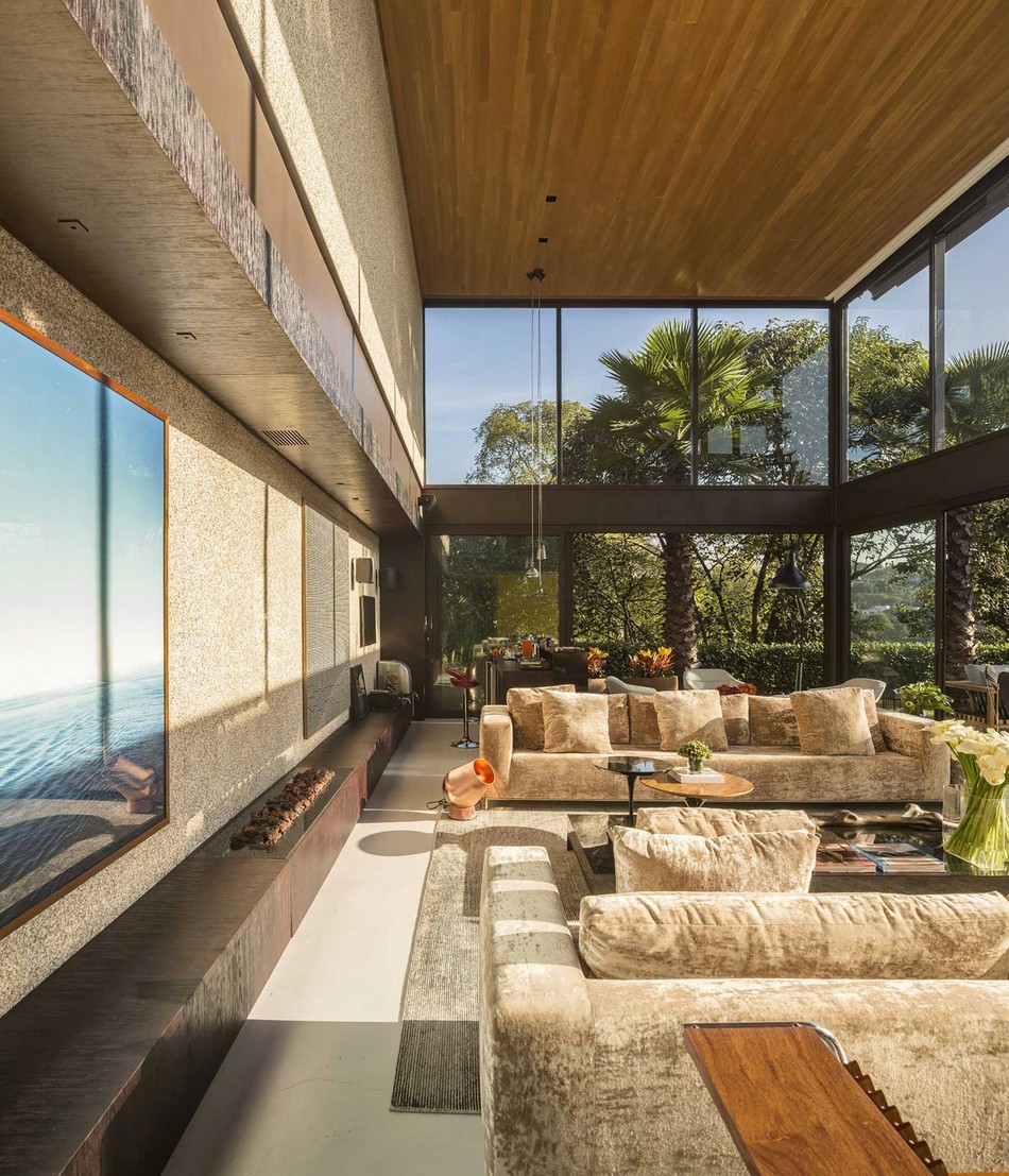 Living Room Concrete Modern Living Room Of Aesthetic Floating Concrete House Dream Homes Unique Concrete House Design With Modern Cantilevered Volumes