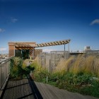 Exterior View Loop Nice Exterior View By West Loop Aerie Scrafano Architects Decor That Planters And Wooden Decks Add Perfect The Area Architecture Small Home Design With Splendid Wood Pillars And Steel Construction