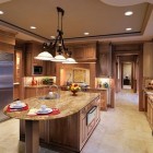 Maple Wood With Nice Maple Wood Kitchen Cabinets With Pendant Lamps Under The Plates And Washtub Feat Fruits Also Kitchens Candid Kitchen Cabinet Design In Luminous Contemporary Style