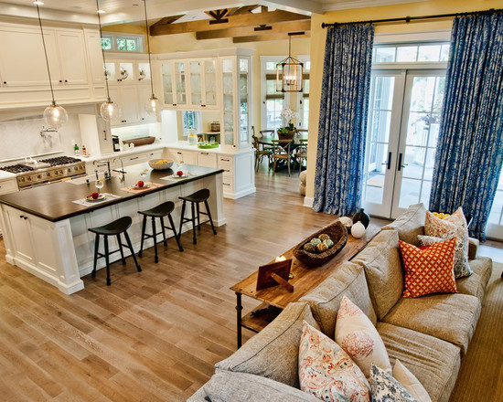 Kitchen Floor Islands Old Kitchen Floor Plans With Islands Illuminated By Ball Pendant Lights Dark Wood Bar Stools Old Sofa With Eccentric Pillows Blue Curtain Kitchens Classy Kitchen Floor Plans With Islands In Lovely White Accessories