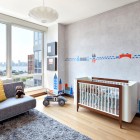 Baby Room Integrating Open Baby Room Interior Style Integrating White And Brown Crib Bedding For Boys With Grey Couch And Yellow Pillows Kids Room Elegant Crib Bedding For Boys With Stylish Decoration