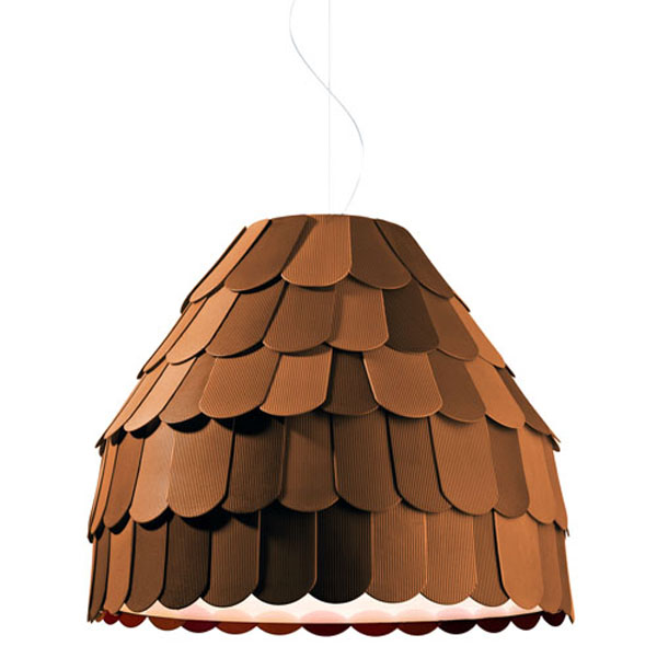 Roofer Design And Perfect Roofer Design In Brown And Orange Color That Make Cool In The Modern Decor Ideas  Unique Pendant Light With Creative And Versatile Light