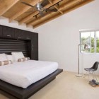 Bedroom Design Pillows Pretty Bedroom Design With White Pillows Under Fan In Cooper Residence That Black Chair Standing With Stand Lamp Decoration Amazing Zinc House Design Choice To Show Your Artistic Classes (+9 New Images)