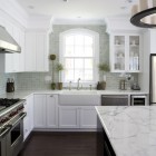 White Cheap Design Remarkable White Cheap Kitchen Cabinets Design At Traditional Kitchen With Dark Wood Floor And White Marble Countertop Kitchens Enchanting Cheap Kitchen Cabinets For Contemporary Kitchen Designs