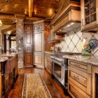 Kitchen Design Kitchen Rustic Kitchen Design Applied Wooden Kitchen Cupboards Ideas And Granite Countertop Also White Tile Backsplash Kitchens Deluxe Kitchen Cupboards Ideas With Enchanting Kitchen Designs