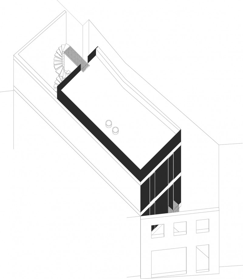 Floor Plan In Simple Floor Plan Design Ideas In The Outeiro House Showing Twister Staircase Design Ideas Gave Information About The House Decoration Comfortable And Elegant House In Brown And White Color Schemes