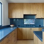 Kitchen With Kitchen Stunning Kitchen With Solid Oak Kitchen Cabinet Ideas And Blue Backsplash And Countertop Also White Oak Floor Kitchens Inspiring Kitchen Cabinet Ideas Applying Various Cabinet Designs