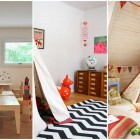 Native American Playrooms Stunning Native American Tepee Children's Playrooms With Wood Table And Modular Stools On Wood Floor With Wall Art Kids Room Cheerful Kid Playroom With Various Themes And Colorful Design
